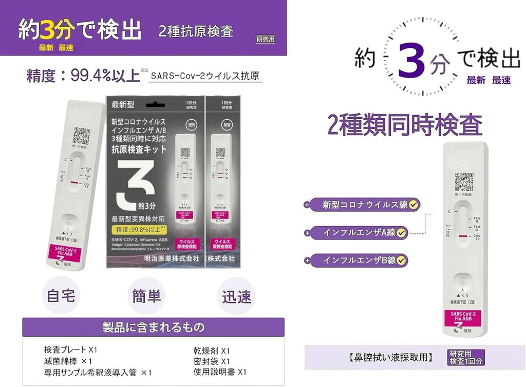 明治医薬 抗原検査キット（研究用）
